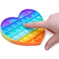 Los mejores  - TOYLAND® Push Bubble Pop Bubble Juguete Fidget sensorial (CORAZÓN Arco Iris)